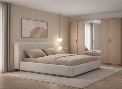 Komplettes Schlafzimmer-Set – Luxus Bett Kleiderschrank und mehr