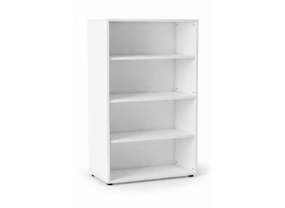 Moderner, funktionaler Schrank in Weiß mit klaren Linien und Stil