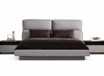 Schlafzimmer Designer Bett 2x Nachttische Luxuriöses Einrichtung Komplettes