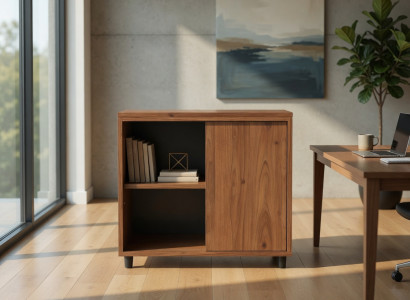 Praktisches Sideboard aus Holz mit Stauraum im modernen Design