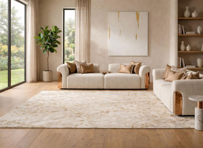 Elegantes Wohnzimmer-Set in Beige 3-Sitzer-Sofa 2-Sitzer-Sofa Wohnzimmermöbel