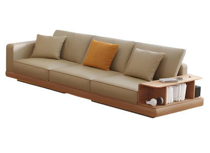 Modernes 3-Sitzer Sofa Beige Designer Couch stilvolles Wohnzimmercouch