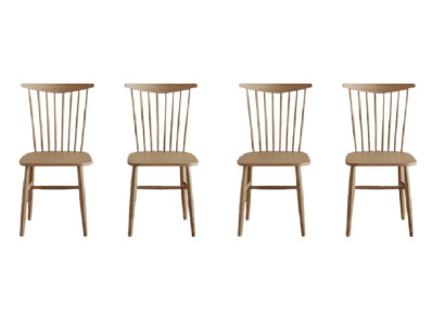 Moderner Stuhl-Set Stilvolle Esszimmer Sitzstühle Exklusives Gestell