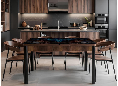 Esszimmer Esstisch Rechteckig Komfort Modern Neu Holz Luxus Braun