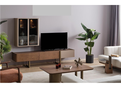 Designer Wohnzimmer Set Couchtisch Sideboard Sessel Regal