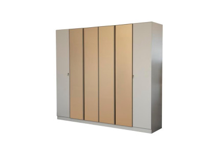 Kleiderschrank Beige Moderner Stil Minimalistisch Elegant Schlicht