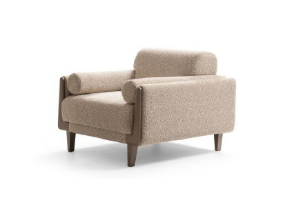 Einzelsofa Modern Beige Design Gemütlich Bequem Hochwertig Couch Neu