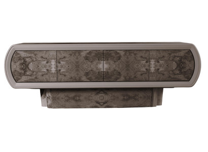 Konsole Dekorative Konsole Modern Holz  Marmorimitation Flur Wohnzimmer