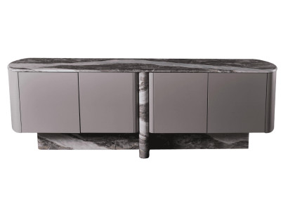 Konsole Dekorative Konsole Modern Holz  Marmorimitation F Wohnzimmer