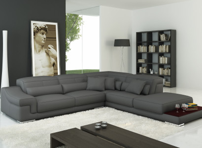 Multifunktions Relac Ecksofa Ledersofa Sofa Couch Polster Eck Sitz Garnitur Neu