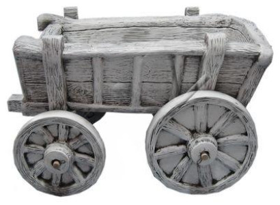 Design Traktor Esel Skulptur Statue Statuen Figuren Garten Figur Skulpturen Deko