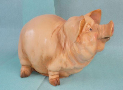 Design Schwein Figur Garten Statue Skulptur Figuren Skulpturen Dekoration c548