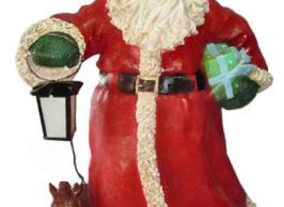 Design Weihnachtsmann Figur Garten Statue Skulptur Skulpturen Deko Neu Figuren