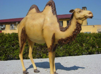 Design Kamel Figur Statue Skulptur Figuren Skulpturen Garten Deko Zoo Tiere XXL