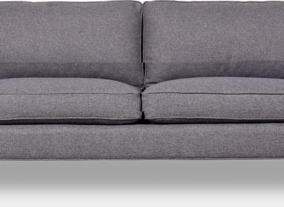 Chesterfield Samt Sofa 3 Sitzer Designer Couchen Couch Stoff Polster Textil Blau