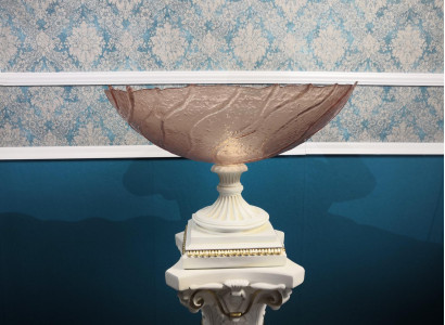 Schale Design XXL Obst Schalen Dekoration Vase Klassischer Kübel 35cm Tisch Neu