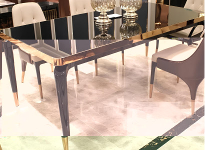 tisch glas designer ess zimmer wohn klassischer tische luxus holz modern italien