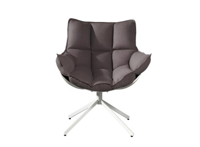 Stuhl Sessel Club Cocktail Textil Lounge Stoff Polster 1 Sitzer Metall Sitz Neu