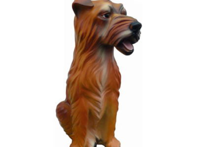 Deko Figur Statue Skulptur 40 cm Figuren Statuen Skulpturen Garten Hund  (A418)