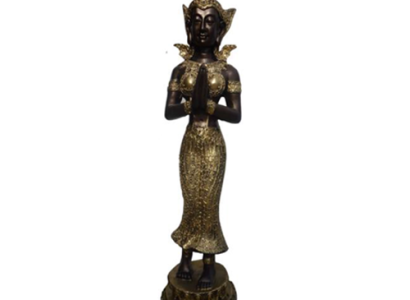 Deko Figur Statue Skulptur 45 cm Figuren Statuen Skulpturen Malaysia Buddha (B4)