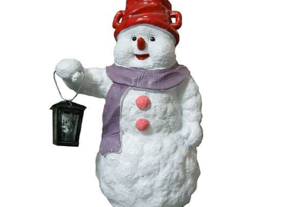 Schneemann Figur Statue Deko Figuren Deko Skulptur 45cm Winter Neu Statuen Neu