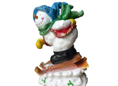Schneemann Figur Statue Deko Figuren Deko Skulptur 40cm Winter Neu Statuen Neu