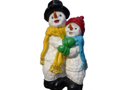 Schneemann Figur Statue Deko Figuren Deko Skulptur 47cm Winter Neu Statuen Neu