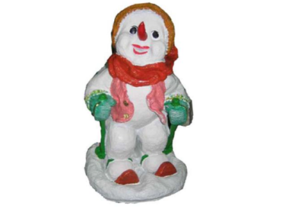 Schneemann Figur Statue Deko Figuren Deko Skulptur 41cm Winter Neu Statuen Neu