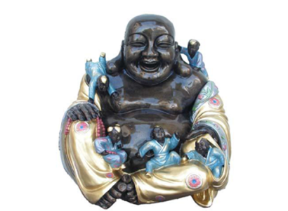 Deko Figur Statue Skulptur 43 cm Figuren Statuen Skulpturen Religeon Buddha (B7)