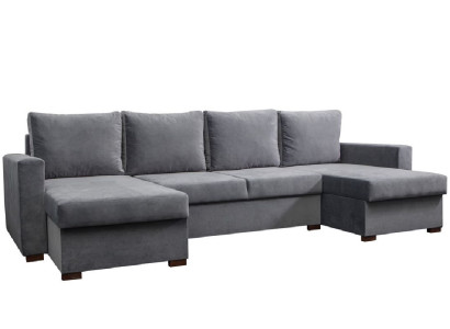 UForm Sofa  Designer Sofa mit Bettfunktion Bettkasten Schlafsofa Ecksofa Couch