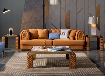 Luxus Design Tisch Kaffee Beistell Tische Wohnzimmer Quadratisch Italien Möbel