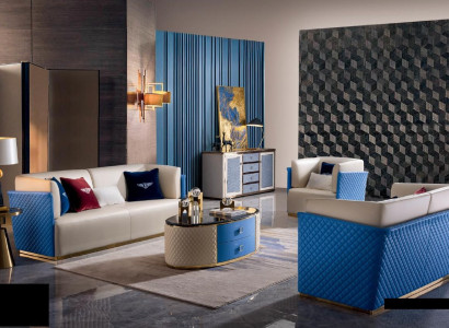 Komplett Set Sofagarnitur 3+2+1 Sitzer Couchtisch Design Wohnlandschaft Gruppe