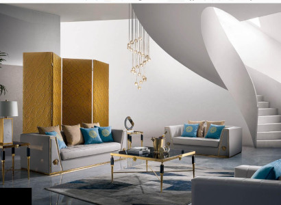 Sofagarnitur Couch Sofa Polster 32 Sitzer mit Couchtisch Luxus Couchen 3tlg Neu