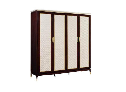 Klassischer Kleiderschrank Begehbarer Schrank Garderobe Schränke Holz Barock Neu