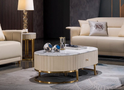 Set Couchtisch Kaffeetisch Beistelltisch Designer Wohnzimmertisch Tische 2tlg