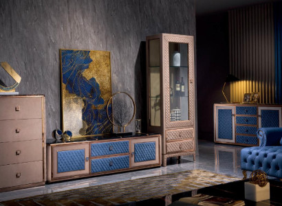 Kommode Vitrine Kommoden Vitrinen Kommodenschrank Glas Designer Schrank NEU