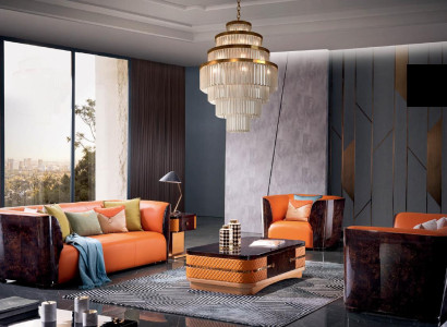 Sofagarnitur Leder Sofa 32 Sitzer Set Design Sofa Polster Couchen Couch Luxus