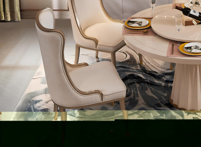 Stuhl Ess Zimmer Polster Stühle Sessel Fernseh Lounge Textil Sitz 1x Lehnstuhl