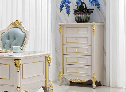 Kommode Sideboard Kommoden Sideboards 5 Schubladen Hochschrank Schrank Echtholz