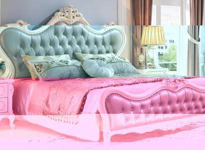 Bett Nachttisch 3 tlg. Schlafzimmer Set Modern Luxus Betten Gruppe Echtholz