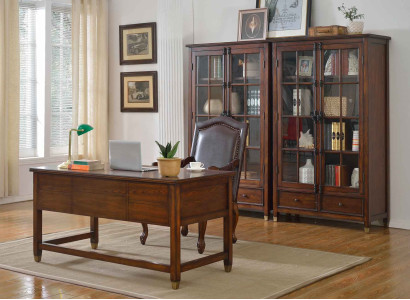 Schreibtisch Set Büro Garnitur tisch Chef Sessel Schrank Einrichtung Neu 4tlg.