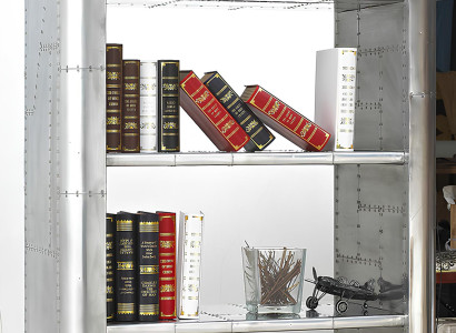 Flieger Möbel Aluminium Regal Luxus Designer Einrichtung Schrank Regale Büro Neu