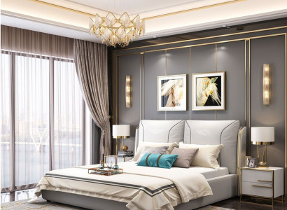 Doppelbett Lederbett Betten Bett Leder Polster Schlafzimmer Ehe Bettgestell Neu