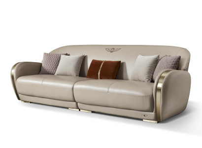 Sofagarnitur Couch Polster Sofa Set 3+2 Leder Couchen Sofas Komplett Garnituren