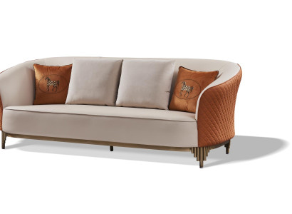 Dreisitzer Ledersofa Wohnzimmer Designer Couchen Polster Sofa Sofas 3 Sitzer