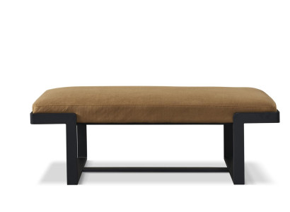 Designer Sitz Polster Bank Polster Sitz Hocker Bank Leder Holz Stil Edelstahl