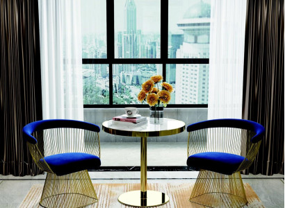 Sessel 2x Couch Sofa Fernseh Couchen Sofas Garnitur Set Couch Tisch Edelstahl