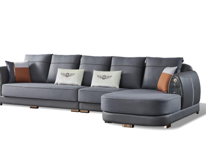 Ecksofa L Form Design Sofa Ecksofa Couch Polster Sofas Leder Wohnlandschaft Neu