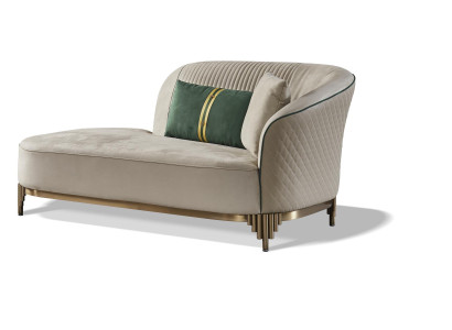 Liege Moderne Textil Komfort Luxus Liegen Liegesessel Relaxliege Chaiselongue