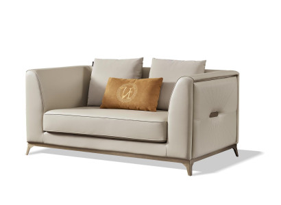 Sessel Leder Fernseh Couch 1 Sitzer Sofa Relax Luxus Polster Einsitzer Couchen